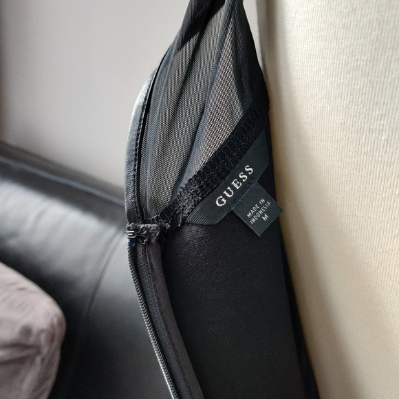 Guess black mesh dress - Picture 5 of 8